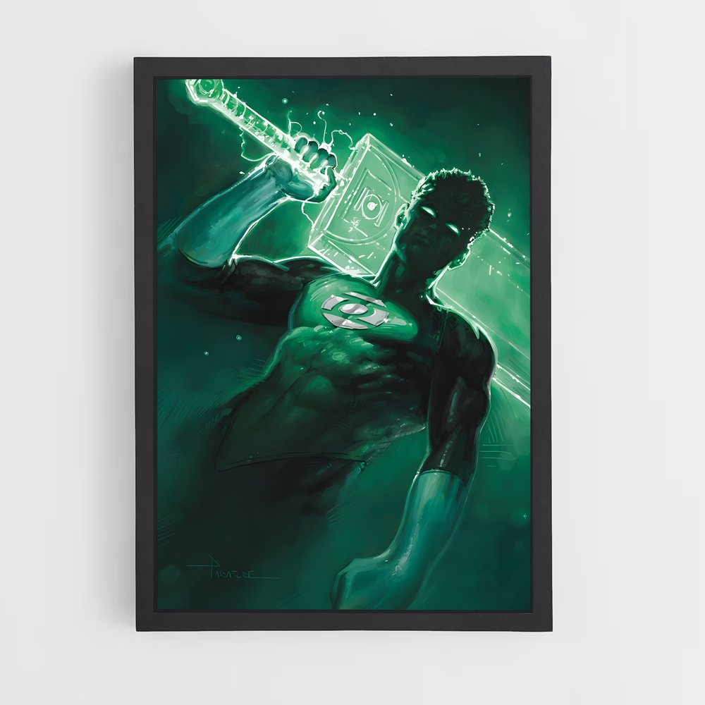 ap-green lantern-8 cadre Noir