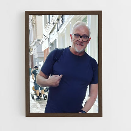 ap-greg davies-2 cadre Bois foncé