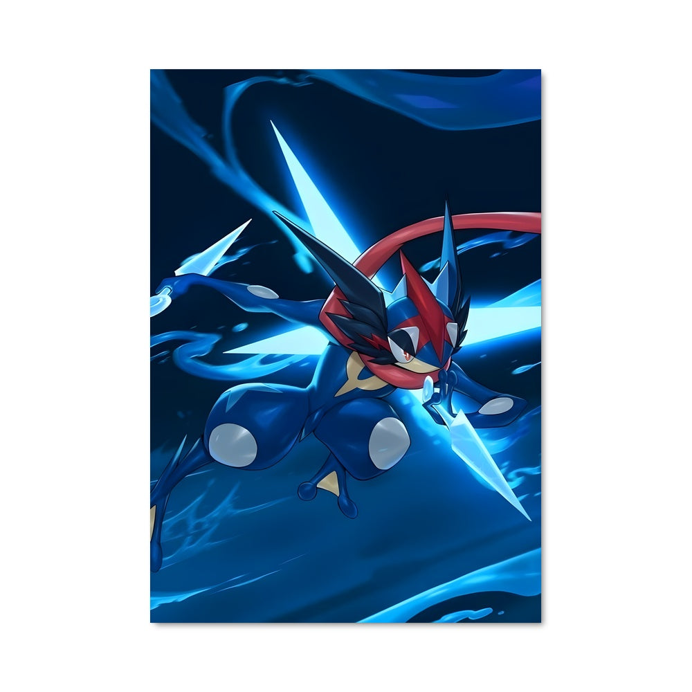 Poster Greninja en Action