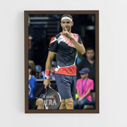 ap-grigor dimitrov-2 cadre Bois foncé