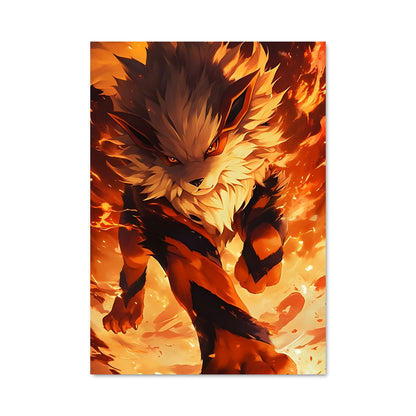 Poster Flamme de Growlithe
