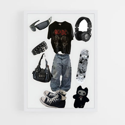 ap-grunge-3 cadre Blanc