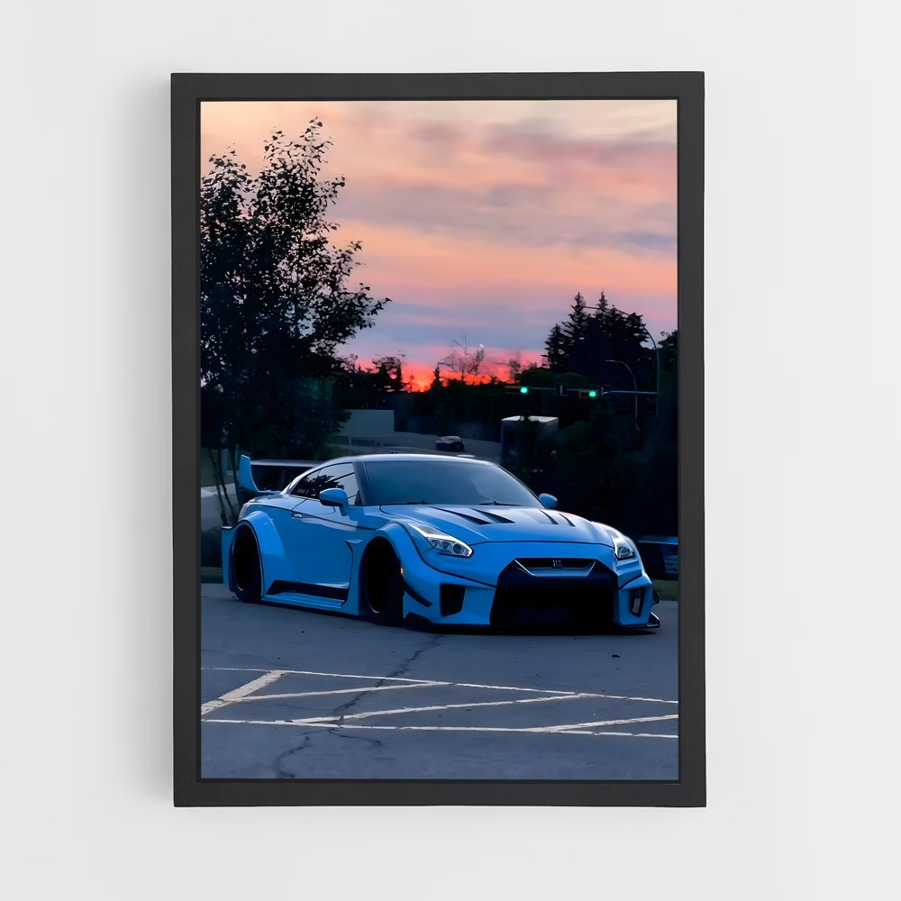 ap-gt-r r35-3 cadre Noir