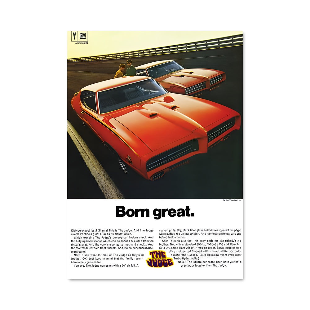 Poster Pontiac Vintage