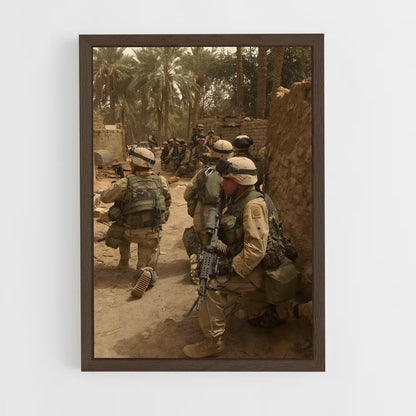ap-gulf war-2 cadre Bois foncé