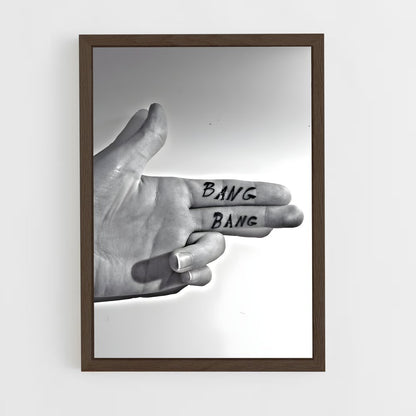 ap-gun finger-2 cadre Bois foncé