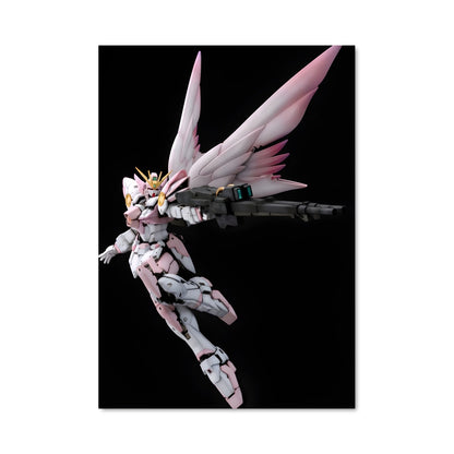 Poster Pink Winged Gundam