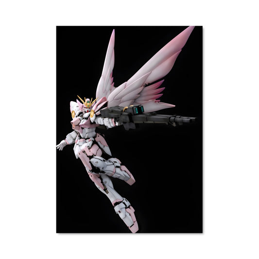 Poster Pink Winged Gundam