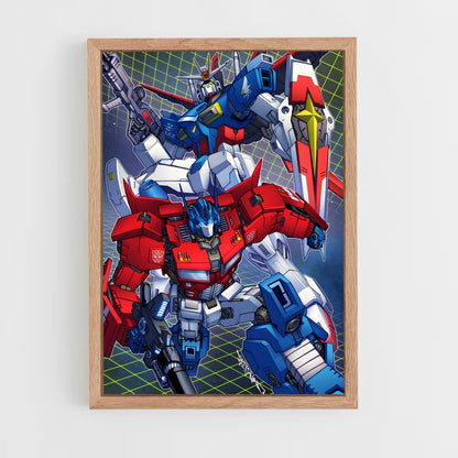 ap-gundam-4 cadre Bois clair