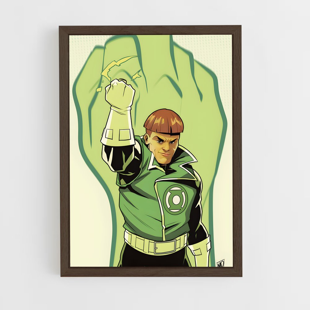 ap-guy gardner-1 cadre Bois foncé