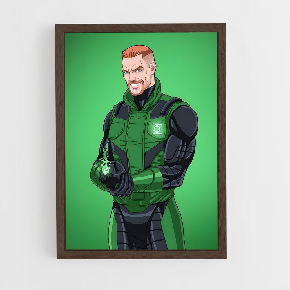 ap-guy gardner-2 cadre Bois foncé
