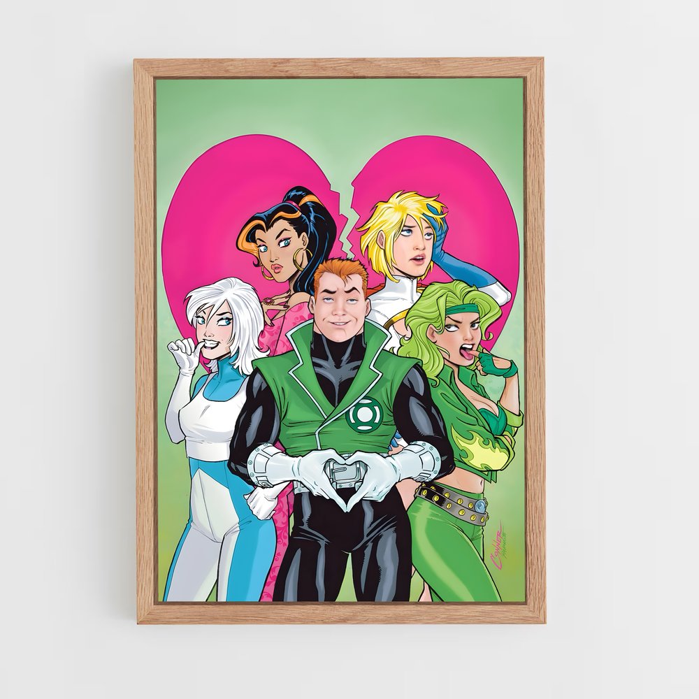 ap-guy gardner-4 cadre Bois clair