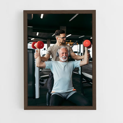 ap-gym trainer-10 cadre Bois foncé
