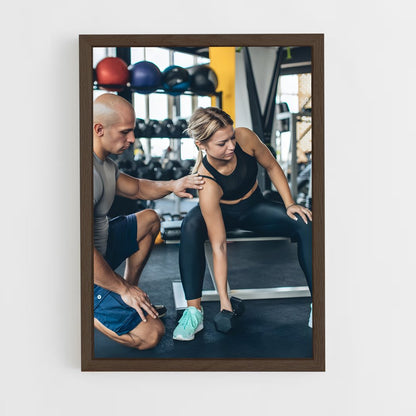 ap-gym trainer-11 cadre Bois foncé