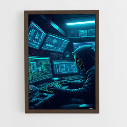 ap-hacker culture-5 cadre Bois foncé