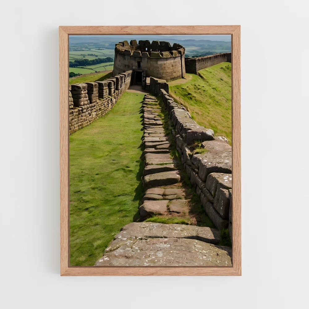 ap-hadrians wall-1 cadre Bois clair