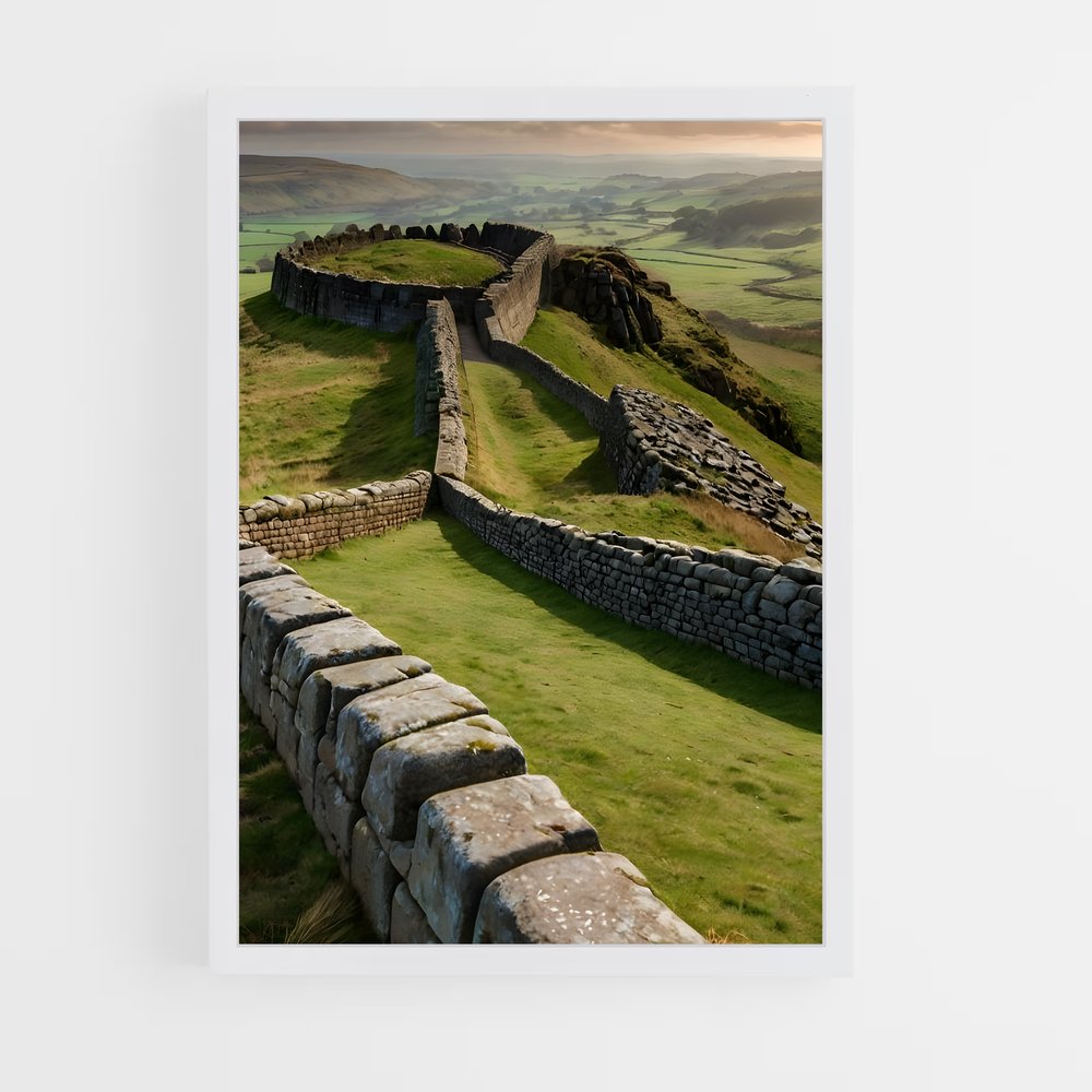 ap-hadrians wall-2 cadre Blanc