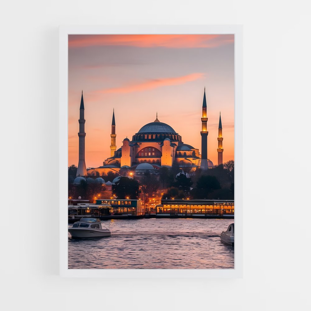 ap-hagia sophia-13 cadre Blanc