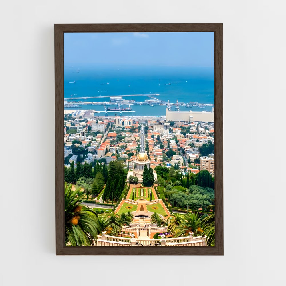 ap-haifa-8 cadre Bois foncé