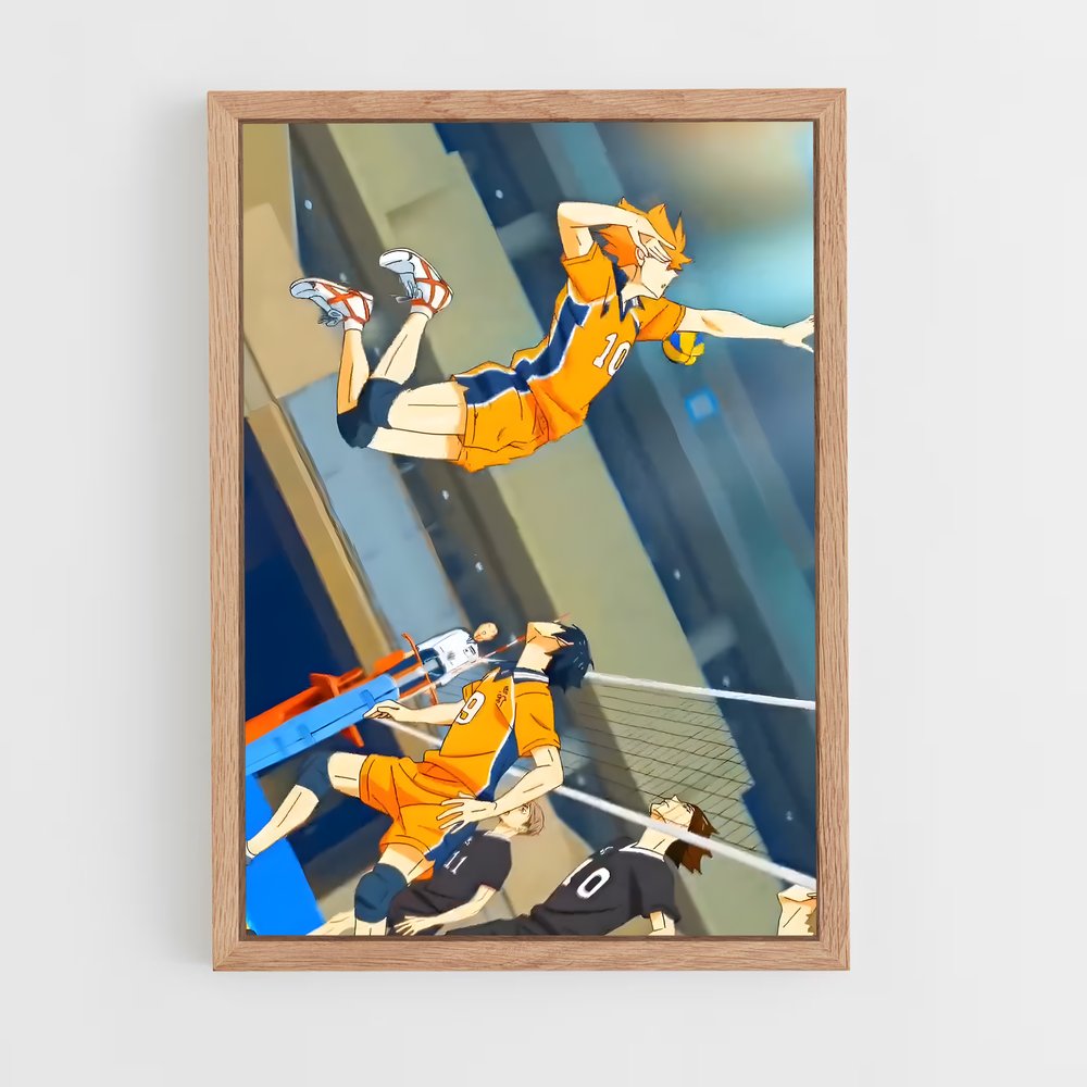 ap-haikyuu-11 cadre Bois clair