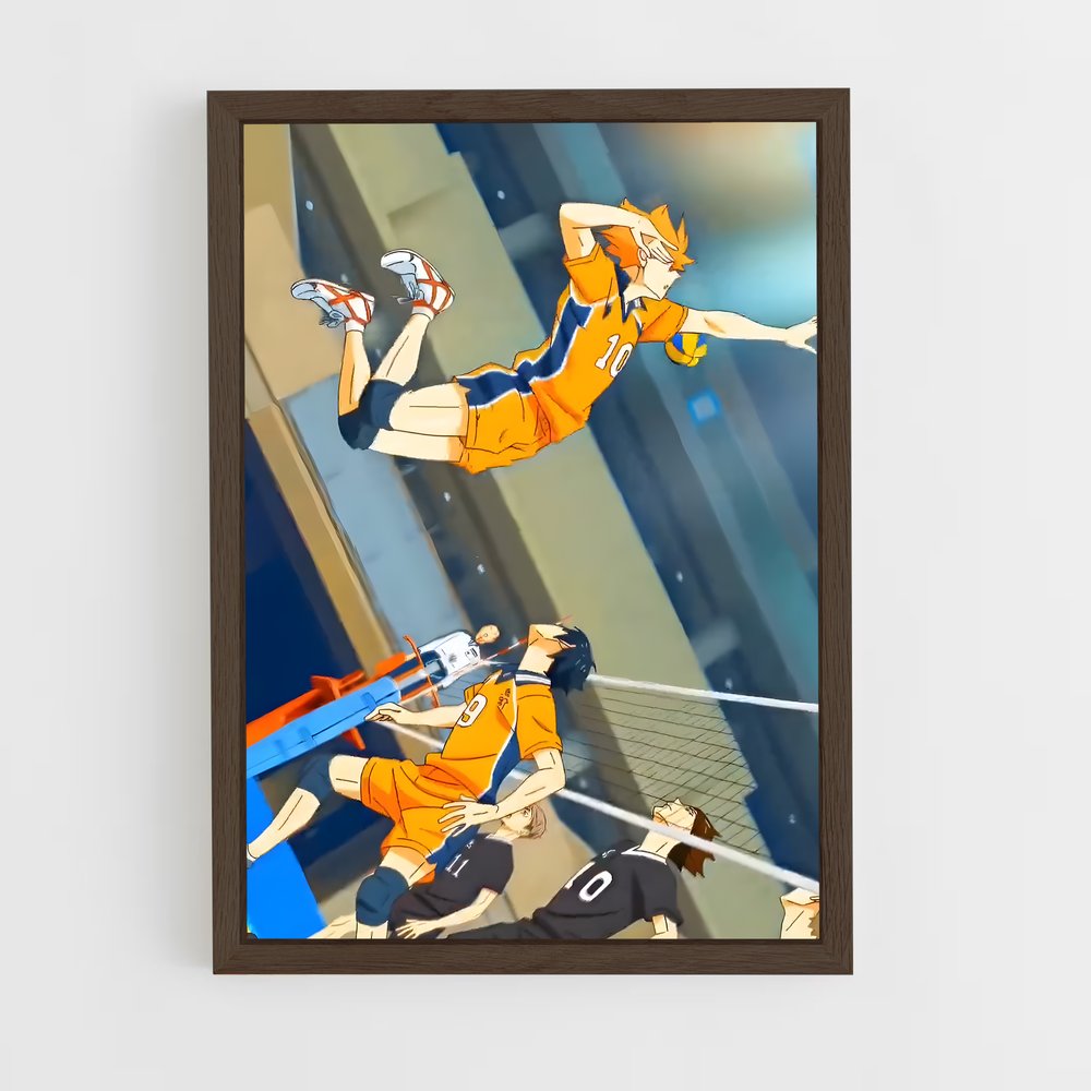 ap-haikyuu-11 cadre Bois foncé