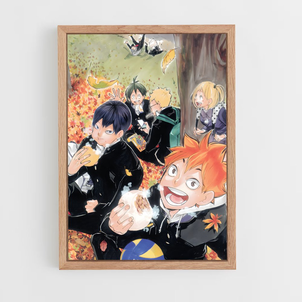 ap-haikyuu-13 cadre Bois clair