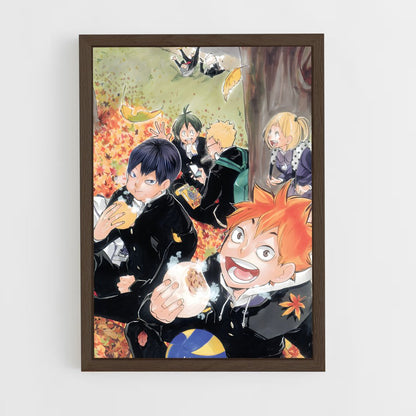 ap-haikyuu-13 cadre Bois foncé