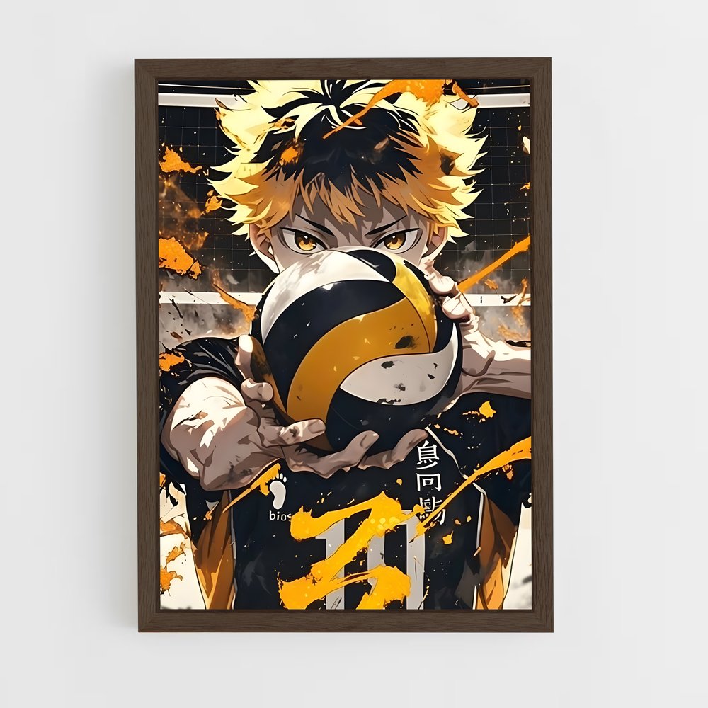 ap-haikyuu-7 cadre Bois foncé
