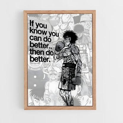 ap-hajime no ippo-1 cadre Bois clair