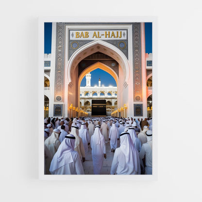 ap-hajj pilgrimage-4 cadre Blanc