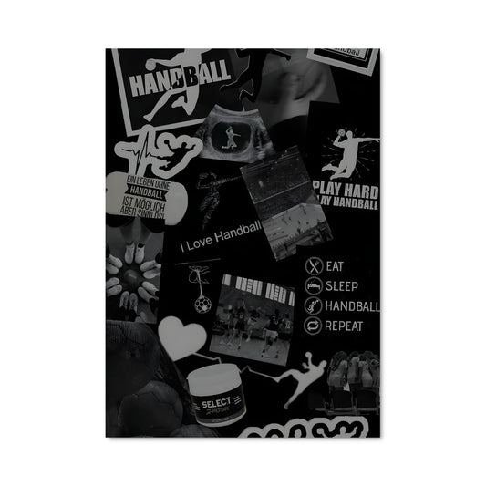 Poster Stickers de Handball
