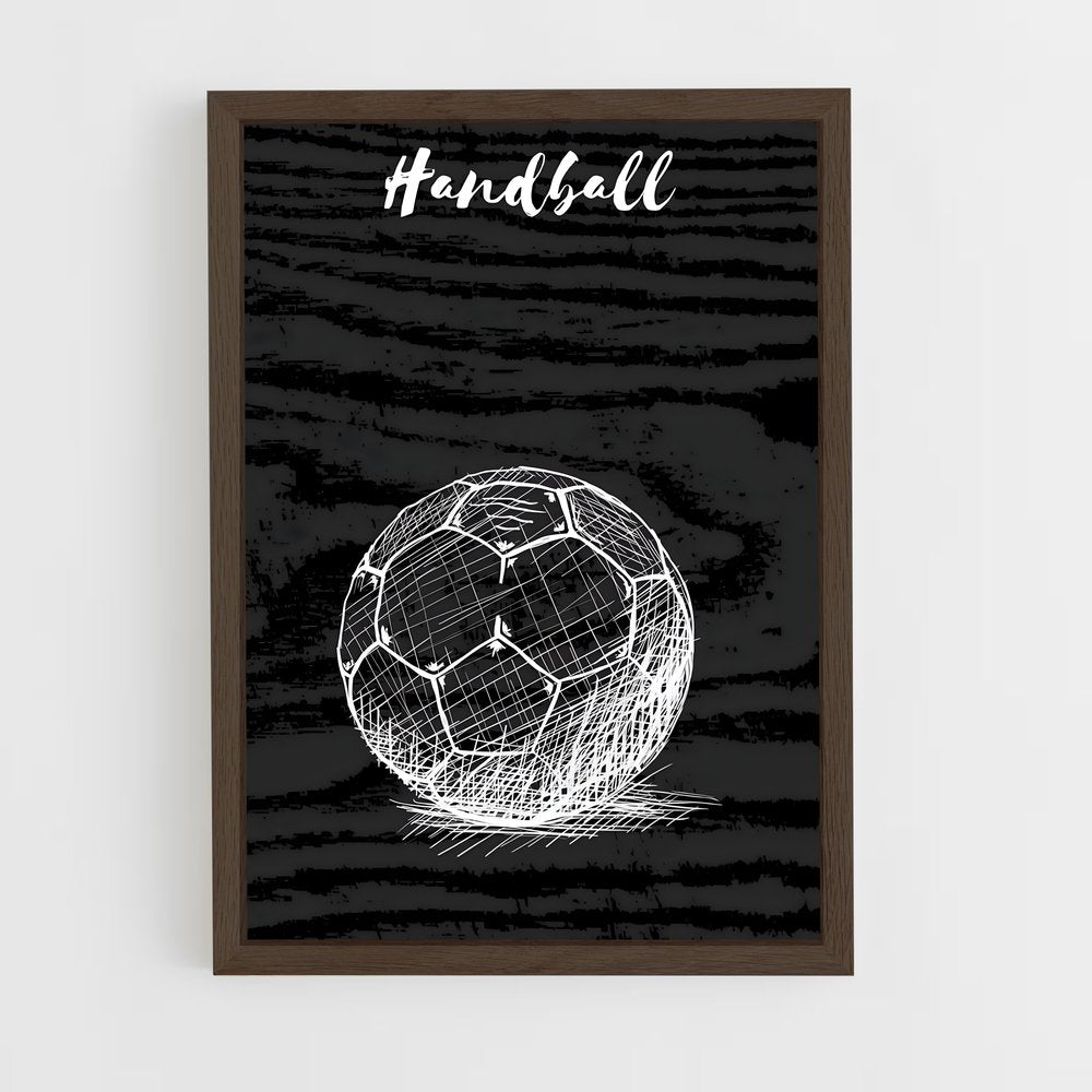 ap-handball-5 cadre Bois foncé