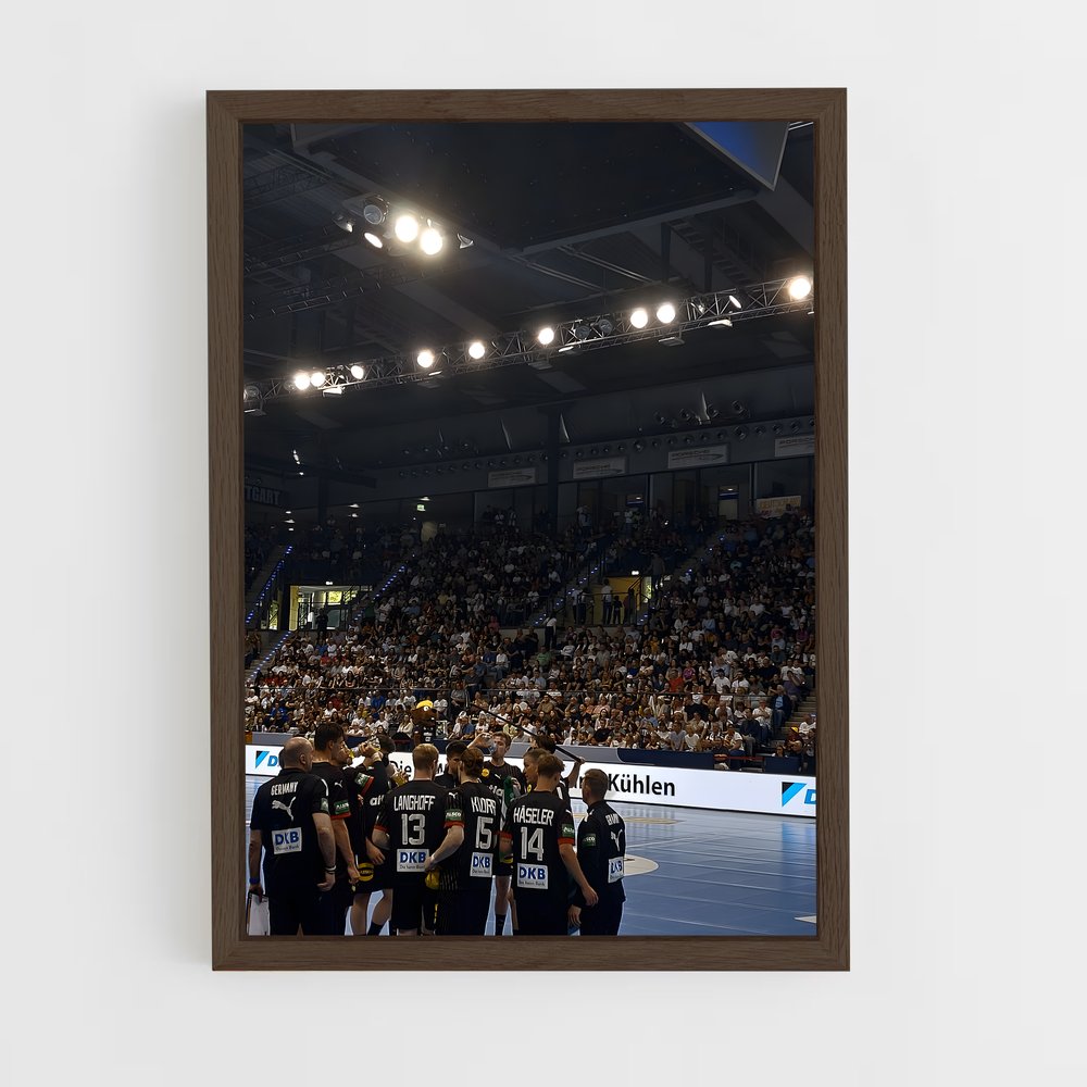 ap-handball-8 cadre Bois foncé