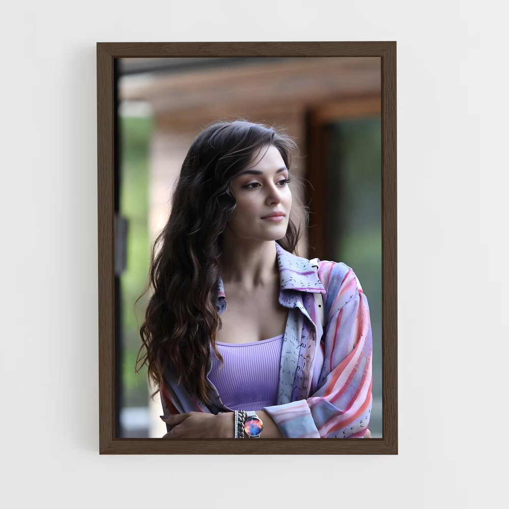 ap-hande ercel-6 cadre Bois foncé