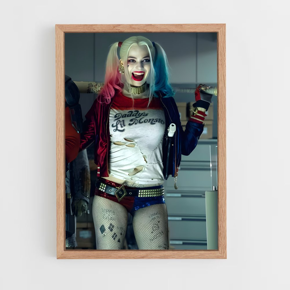 ap-harley quinn-1 cadre Bois clair