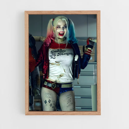 ap-harley quinn-1 cadre Bois clair