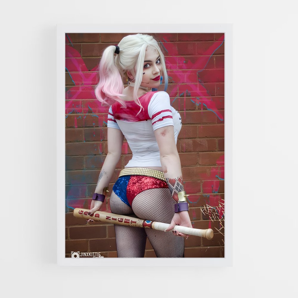 ap-harley quinn-4 cadre Blanc