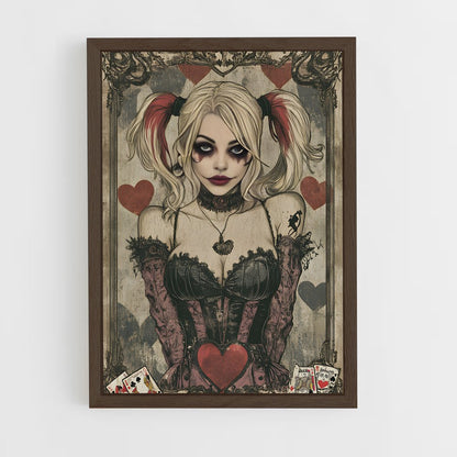 ap-harley quinn-5 cadre Bois foncé