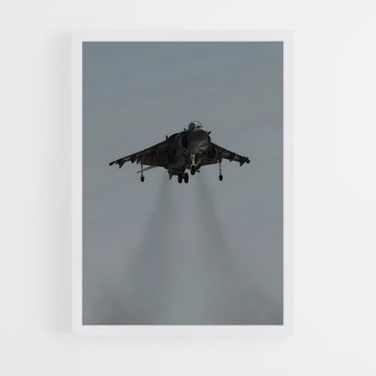 ap-harrier jump jet-4 cadre Blanc