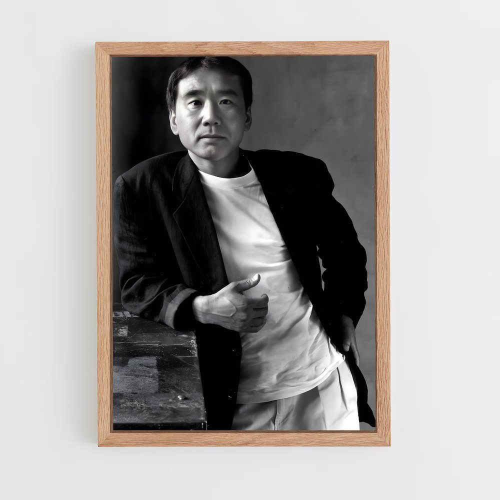 ap-haruki murakami-1 cadre Bois clair