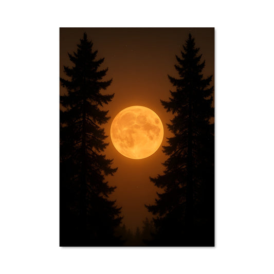 Poster Lune de Récolte