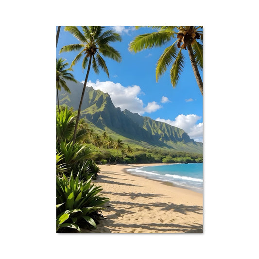 Poster Plage Paradise