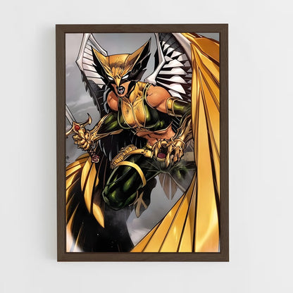 ap-hawkgirl-2 cadre Bois foncé