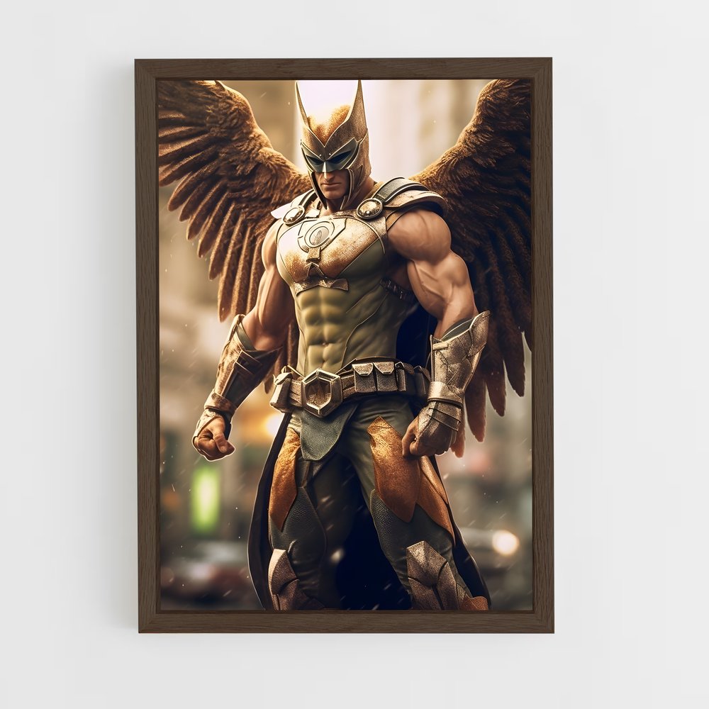 ap-hawkman-11 cadre Bois foncé