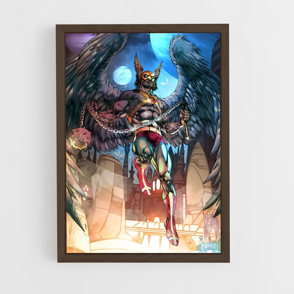 ap-hawkman-7 cadre Bois foncé