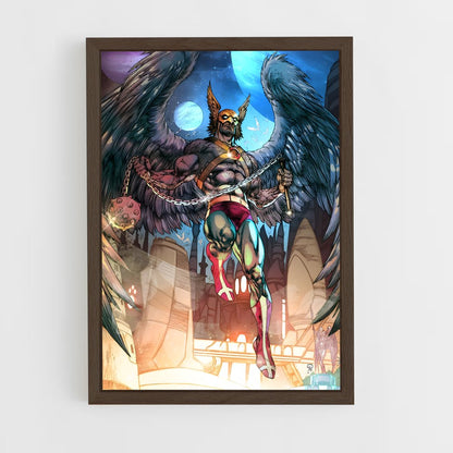ap-hawkman-7 cadre Bois foncé