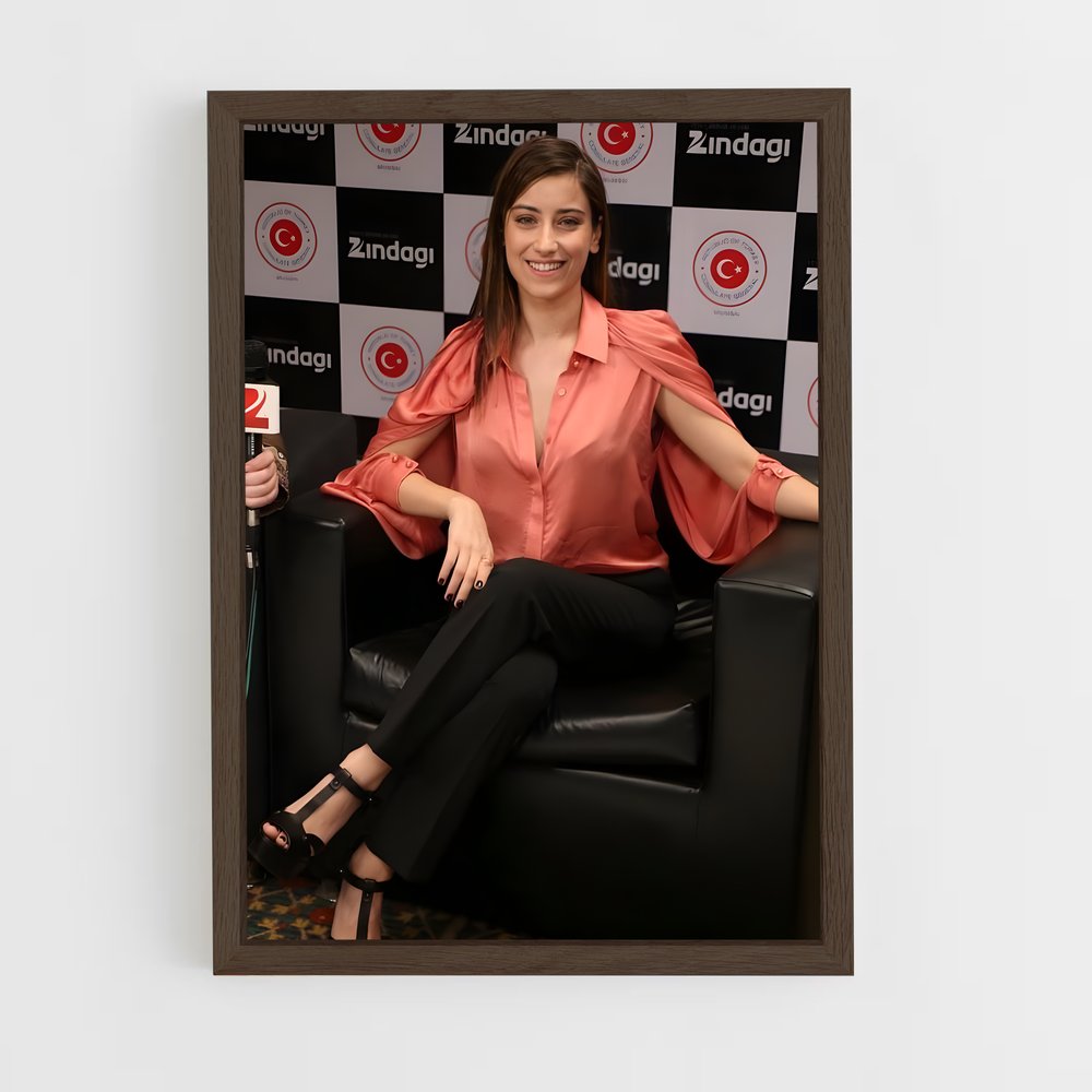 ap-hazal kaya-11 cadre Bois foncé