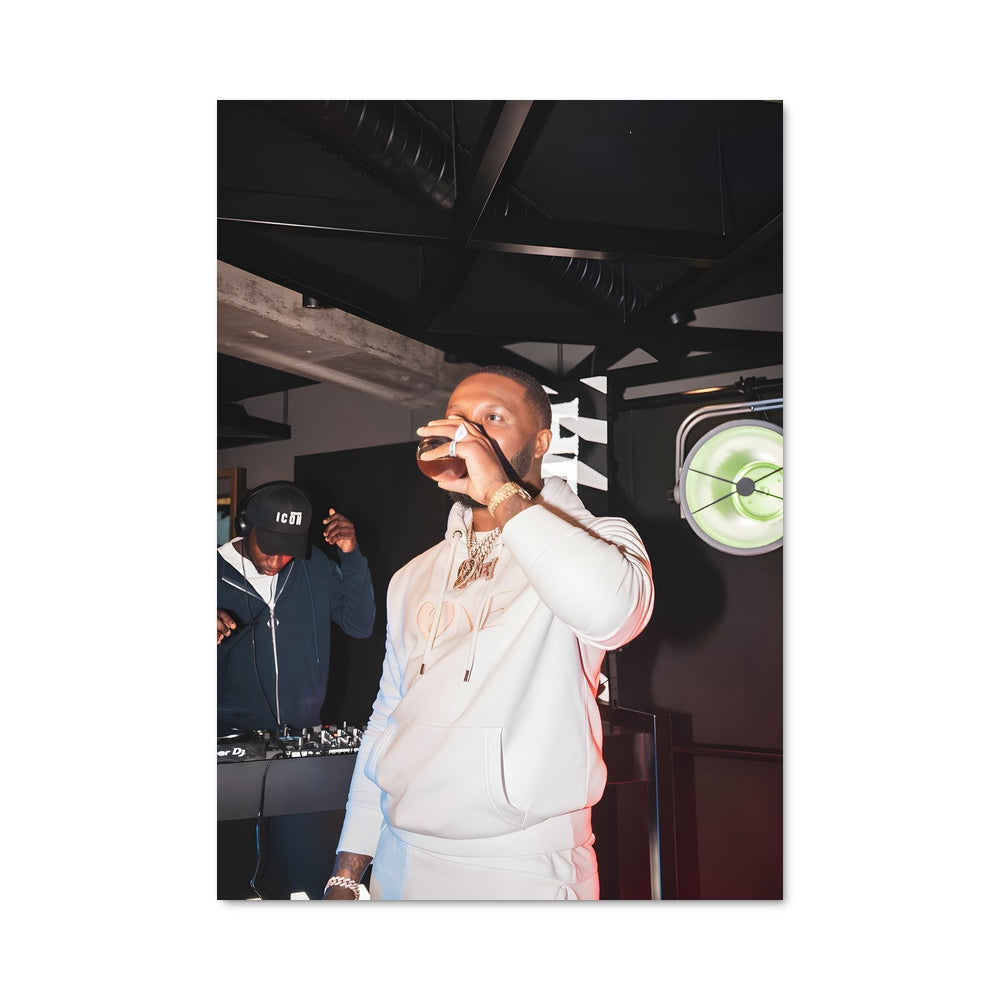 Poster Headie in White