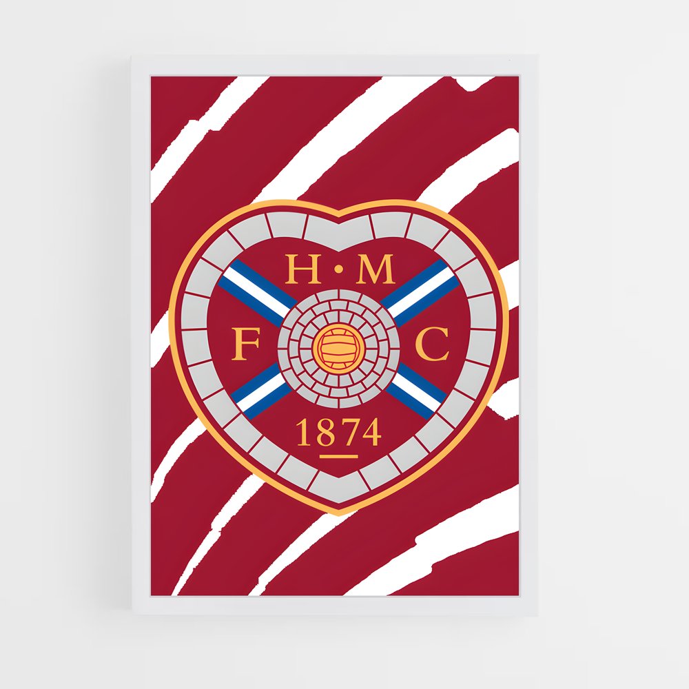 ap-heart of midlothian fc-4 cadre Blanc