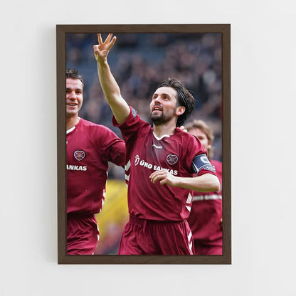 ap-heart of midlothian fc-7 cadre Bois foncé